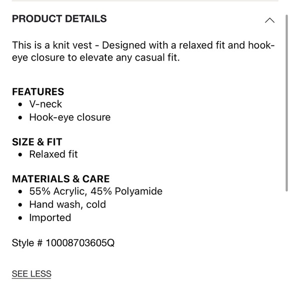 DYNAMITE key hole vest in Navy - Picture 6 of 8